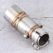 Motorcycle Exhaust Pipe, Middle Pipe, Stainless Steel Structure, Sliding Sleeves, Exhaust Pipe, Middle Pipe, Suitable for Kawasaki Z250 2013 2016, Suitable for Kawasaki Ninja 250 300 2013 2016