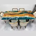 Epoxy Resin Table, Ocean Epoxy Resin Table, Custom Dining Table, Handmade Table.