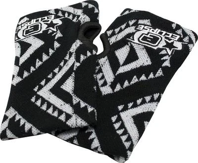 PLANET ECLIPSE ESCHER WRIST BAND GLOVES - New / Black and white