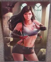 Final Fantasy Tifa Glossy Art Print 11 x 17 In Hard Plastic Sleeve