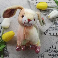 在飛比找Yahoo奇摩購物中心優惠-美國Ty 彩兔毛絨玩偶