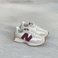 在飛比找蝦皮購物優惠-New Balance 327 復古 皮革 焦糖底 D楦頭 