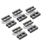 50pcs Round Hole 16pin Pitch 2.54mm DIP IC Sockets Adaptor