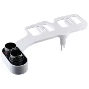 Portable Non-Electric Flusher Self-Cleaning Dual Nozzle Attachment with3098
