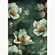 Emerald Elegance | A1 Fiber Decoupage | Paper for Decoupage | Redesign
