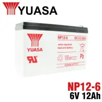 在飛比找momo購物網優惠-【CSP】YUASA 湯淺 NP12-6(鉛酸電池6V12A