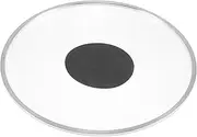 BIUDECO 10 Inch Snare Pad Drum Head with Dot Reinforcement Overtone Ring Bass Drum Practice Pad Replacement
