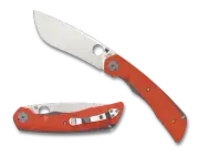 Spyderco Knives Subvert C239GPOR Orange G10 Titanium S30V Stainless Pocket Knife