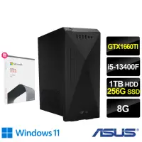 在飛比找momo購物網優惠-【ASUS 華碩】Office2021組★i5 GTX166