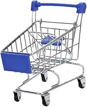 Abaodam Mini Shopping Carts for Dark Blue Trolley Storage Container for Organizing Desk Items Playtime Fun Unique Idea