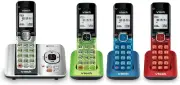 Vtech CS6529-4B 1-4-Handset DECT 6.0 Cordless Phone with Answering System and Ca