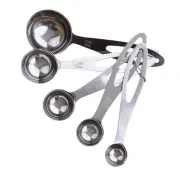 5 Pcs/Set Measuring Scoop Baking Measuring Spoons Collapsible Measure Spoon