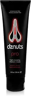 dznuts Men's Pro Chamois Cream, Anti -Chafing Cream for Saddle Sores, Chafing, Rubbing, Inner Thighs Friction for Cyclists, Runners, Triathletes - 1 Pack (4 Fl Oz Each)