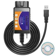 ELM327 OBD2 USB V1.5 Adapter with MS-CAN/HS-CAN Switch, Test Tool for ELMconf...