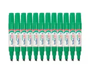 Artline 30 Mini Permanent Marker Chisel 5mm Green Box 12