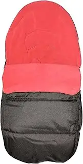 Car Seat Footmuff/Cosy Toes Compatible with ABC Design Hazel - Fire Red