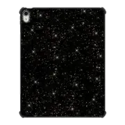 iPad Air 13-inch (M2/M3) iPad Impact Case Luxury black glam gold glitter abstract confetti pattern