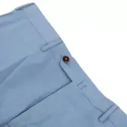 PT01 NWT Chinos / Casual Pants Size 54 38 US Solid Light Blue Cotton Blend