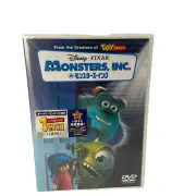 Monsters, Inc. (DVD, 2001) Disney Pixar - English- Japanese NEW