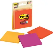 Post-It Super Sticky Notes Miami 76 x 76mm 3-Pack Box of 6