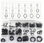 KieTeiiK Sealing Ring, Pack of 225 Black Rubber Rings Assortment Set Gaskets Sealing Rings 18 Size Washer Gaskets for Plumbing Auto