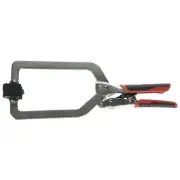 Multi-Purpose C-Clamp - 6" Locking Plier with Auto Adjust Design & Swivel Pad...