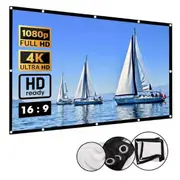 150" 16:9 Projector Screen Electric Motorised Projection 3D Home Cinema Foldable