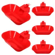 5 Pcs Water Dispenser Poultry Drinkers Duck Waterer Geese Baby Chicken Feeder