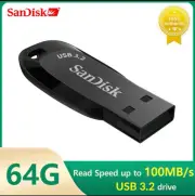 SanDisk SDCZ410-064G 64GB USB 3.2 Flash Drive Black Fast Stylish Original NEW