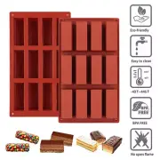 Chocolate Bar Mould Silicone Sectional Snap Bar Wax Melts Candy Molds Rectangle