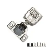 50 Pack 1 Inch Overlay 3D Soft Close Hinges for Face Frame Kitchen Cabinet, 3...