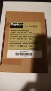 DAYTON 2HXZ4 Safety Float Control Switch 1/4HP 125-250VAC 10A