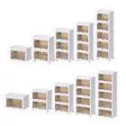 Convenient Wardrobe for Clothes Storage Folding Armoire with Organizing Cubes