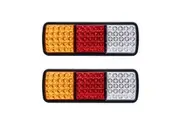 LIGHTFOX 2x LED Tail Lights Ute Trailer Caravan ADR 12V