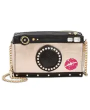 Betsey Johnson Strike A Pose Camera Small Crossbody