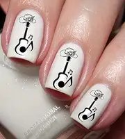 Country Music Nail Art Decal Sticker