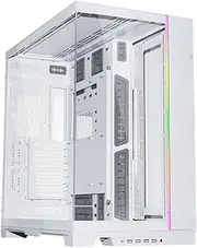 LIANLI O11D EVO XL Large Tower PC Case, White, E-ATX (Width 11.0 inches (280 mm) or Lower), Compatible with ATX, Micro ATX, Mini-ITX Standards, Reversible Structure, Pillarless Compatible, 3 Radiators