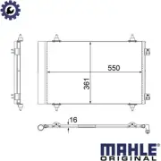 CONDENSER AIR CONDITIONING AC 487 000S FOR FIAT SCUDO/Van/Bus/Platform/Chassis
