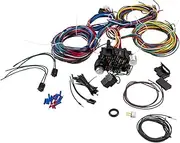 21 Circuit 17 Fuses Wiring Harness for Chevy for Ford Hotrod Universal Extra-Long Wires