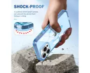 iPhone 15 Pro Case,Shockproof Phone Case ,Scratch-Resistant Back Cover-Blue