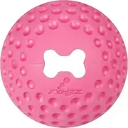 Rogz Boredom Buster Gumz Bounce Fetch Ball Dog Toy Lime Large