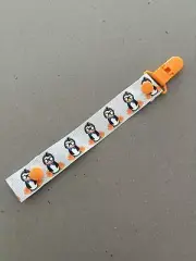 Baby Dummy Clips Pacifier Chain Soother Holder Strap Penguin Animal
