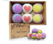 Joyous Bath Bombs Lavender-Rose-Freesia 6pk