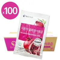 在飛比找momo購物網優惠-【韓國BOTO】膠原蛋白紅石榴汁 70mlx100入/箱