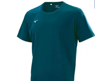 棒球世界全新Mizuno美津濃男款短袖T恤 32TAB11832藍綠色特價