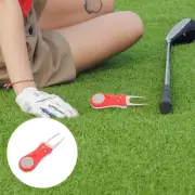 Green Repair Fork Durable Divot Golf Tool Professional Ball Marker