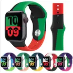 APPLE WATCH 蘋果表帶APPLE WATCH運動拼色手表表帶