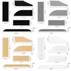 Threshold Bars Ramp Climbing Mat Kit for Ecovacs Narwal Roborock Sweeping Robot