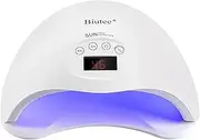 Biutee Nail Dryer UV Nail Lamp 96W Gel Nail Lamp UV LED Dryer Curing Lamps with 4 Timer Setting Low Power Consumption Mode LED Display Automatic Sensor Nail Curing Machine