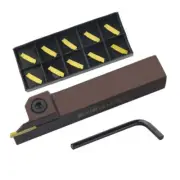 MGEHR1616-1.5 Lathe Cut Off Grooving Parting Tool Holder With Inserts